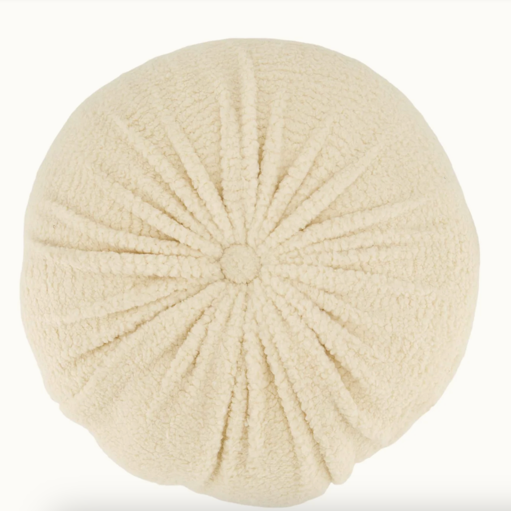 ZUSSS ZUSSS - Kussen teddy rond Ø40cm zand