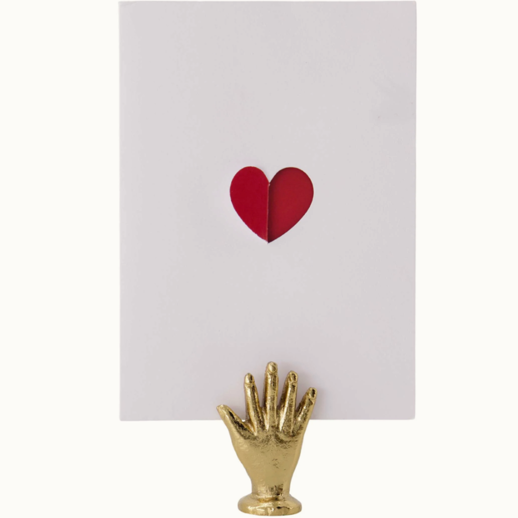 ZUSSS ZUSSS - Kaartenstandaard metaal hand goud