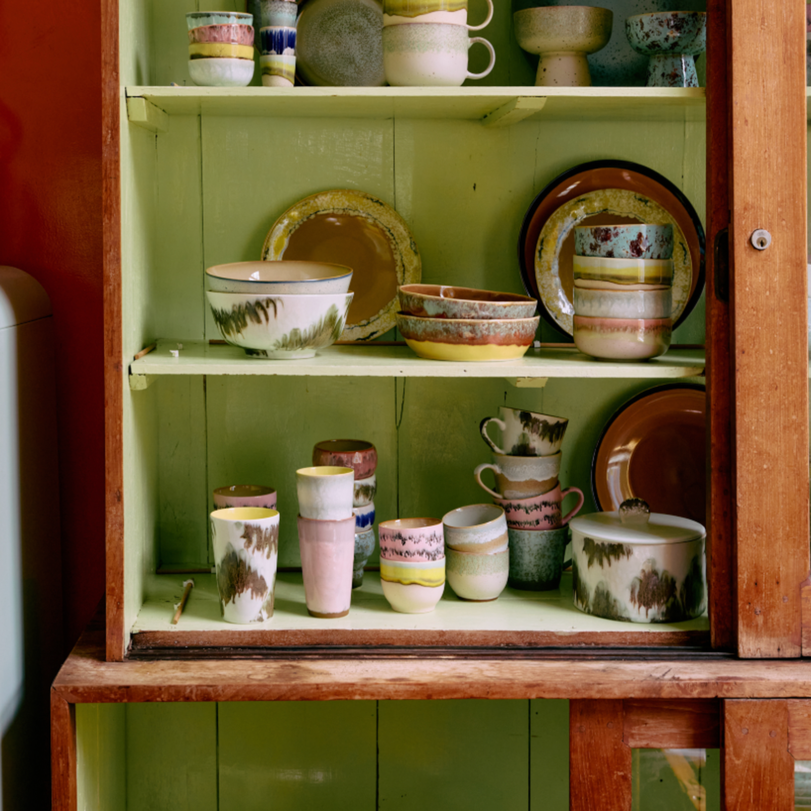 HKLIVING HKLIVING - 70's Café mok Glint KST0145