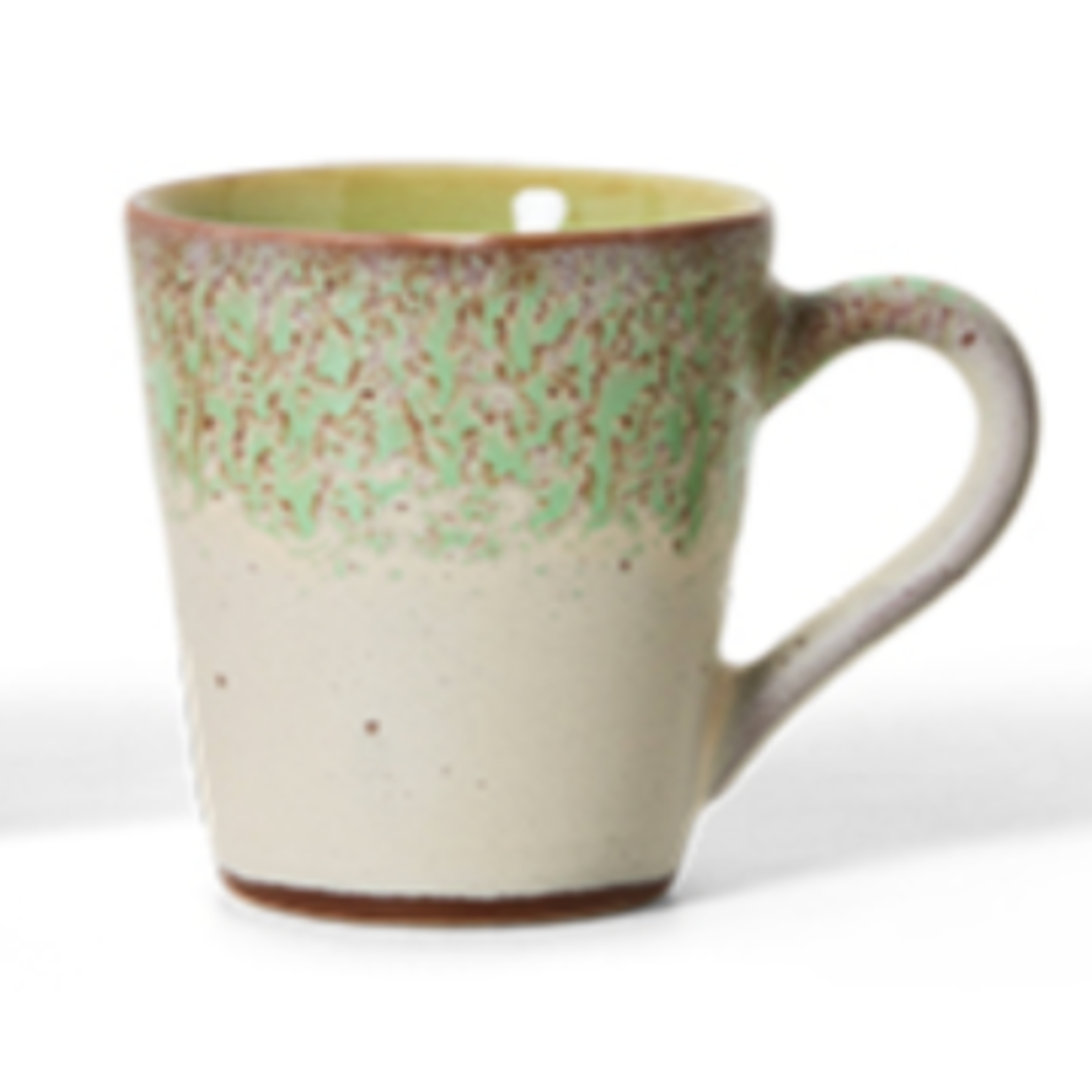 HKLIVING HKLIVING - 70's Espresso mok Brutalisme  KST0155 zand/groen