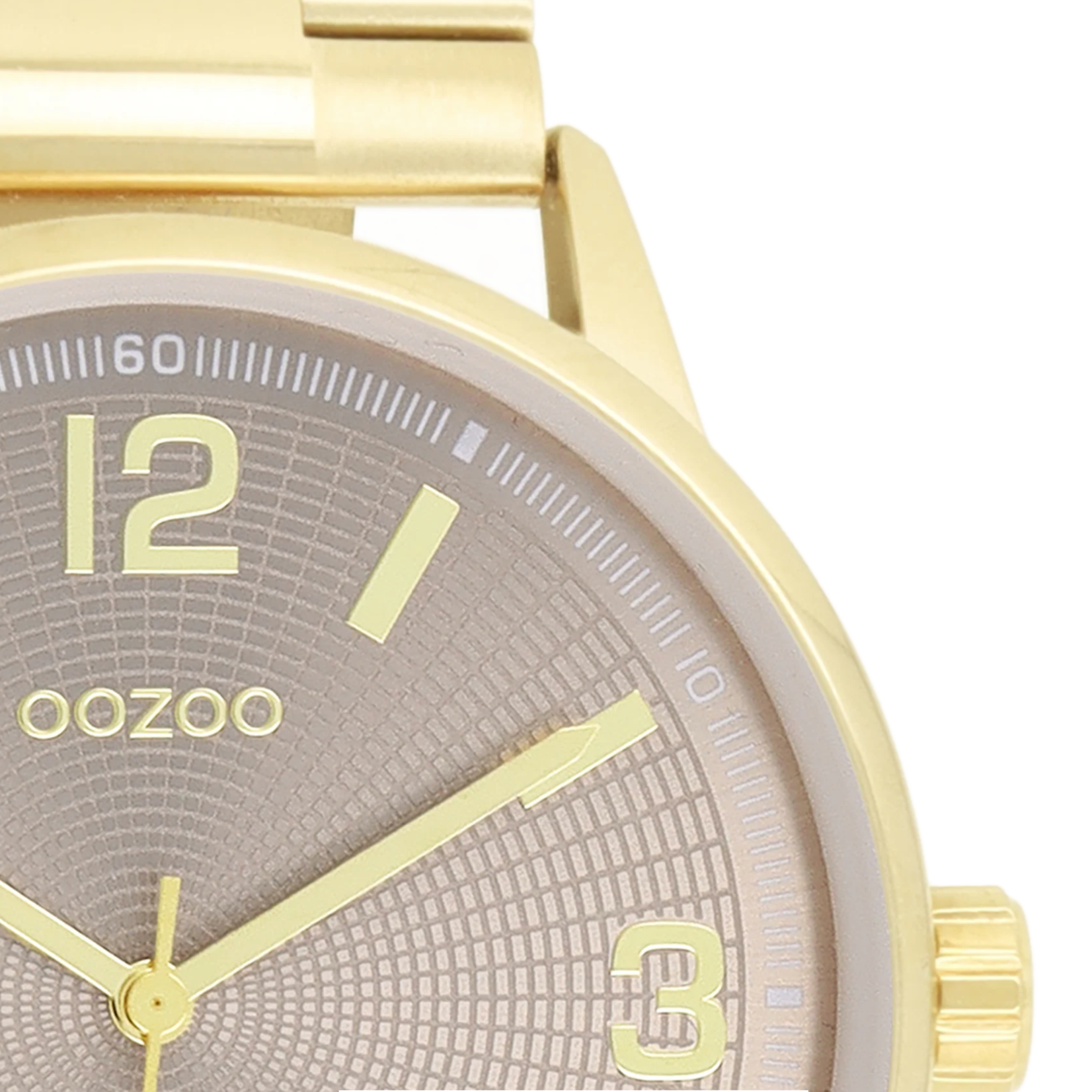 OOZOO OOZOO - Goudkleurig horloge met roestvrijstalen band - C11504