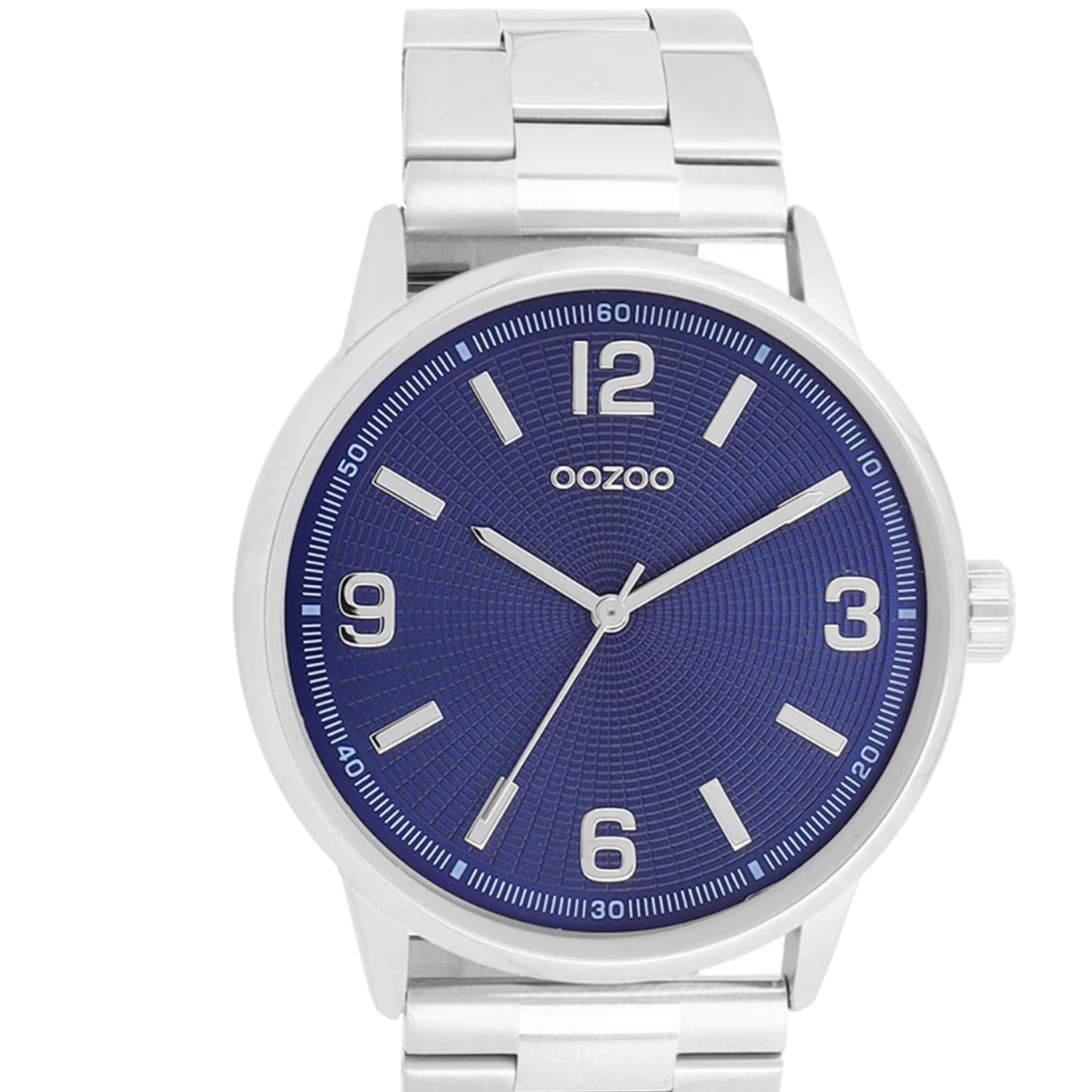 OOZOO OOZOO - Zilverkleurig  horloge met roestvrijstalen band - C11503