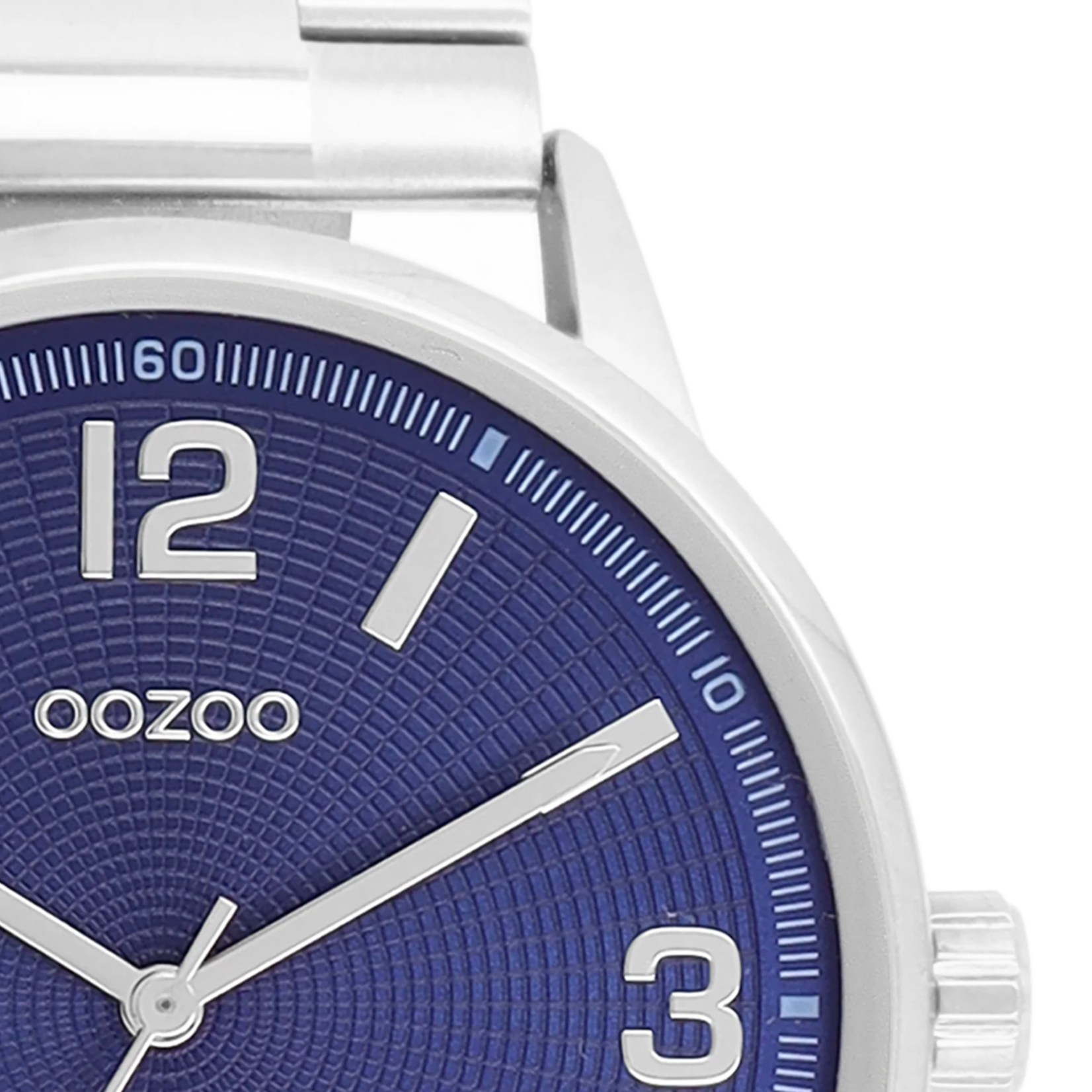 OOZOO OOZOO - Zilverkleurig  horloge met roestvrijstalen band - C11503