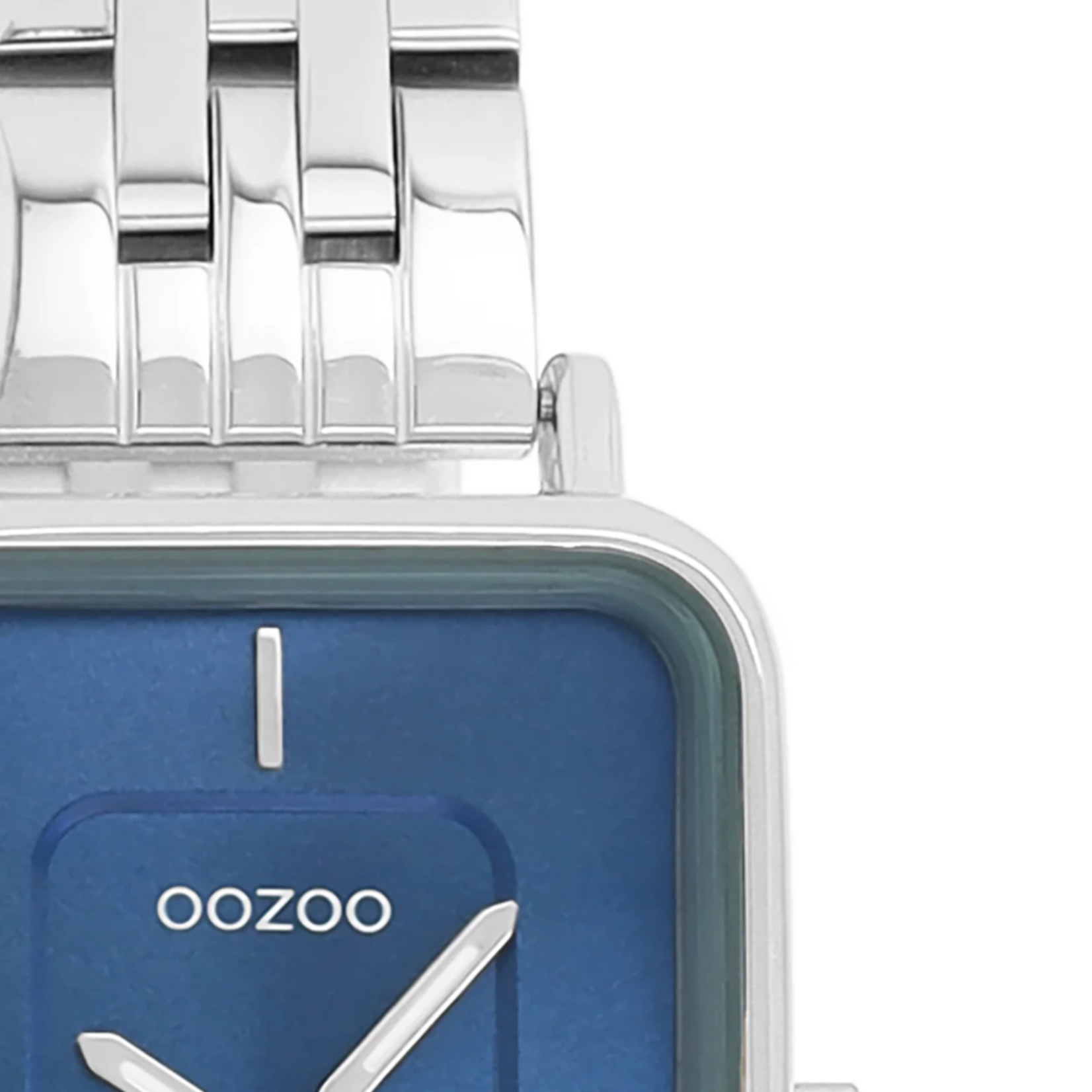 OOZOO OOZOO - Zilverkleurig horloge met roestvrijstalen band - C20417