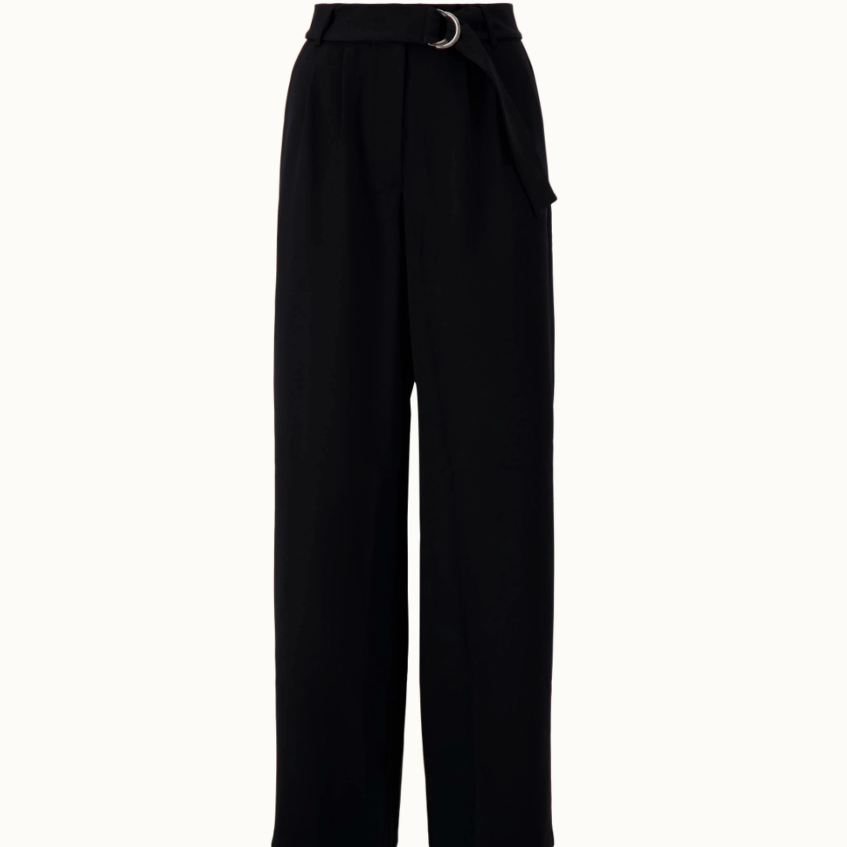 ZUSSS ZUSSS - Wijde broek met ceintuur zwart MAAT XS