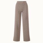 ZUSSS ZUSSS - Jacquard broek twee kleurig beige/off white