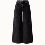 ZUSSS ZUSSS - Wijde denim grey met glitter