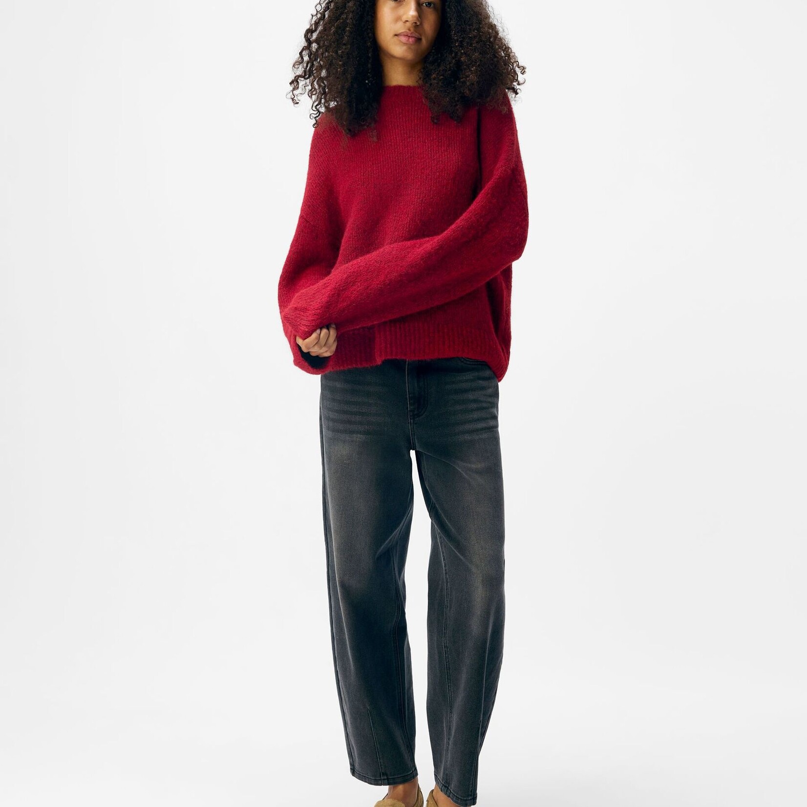 OBJECT OBJECT - Pullover saggia Karanda red MAAT L
