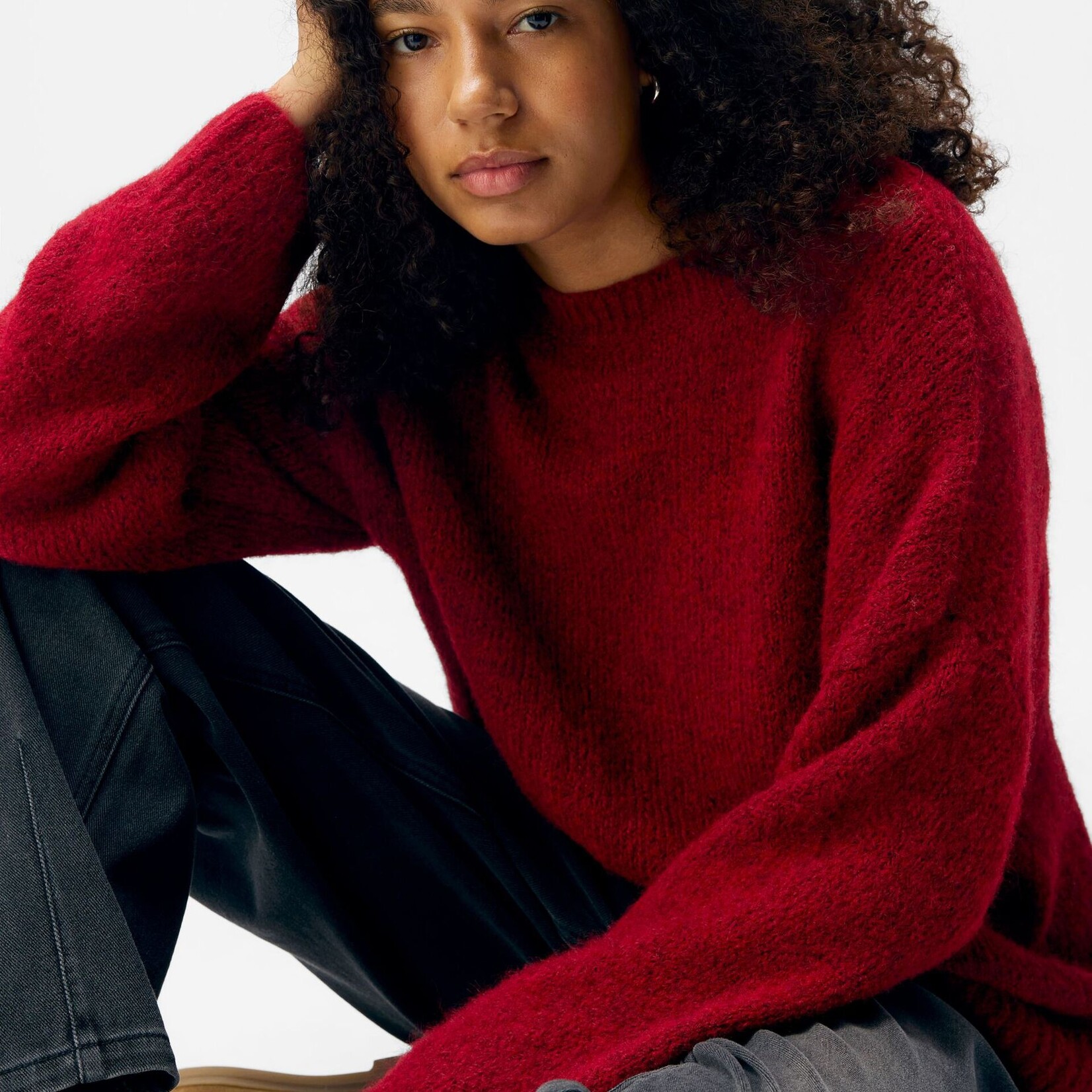 OBJECT OBJECT - Pullover saggia Karanda red MAAT L