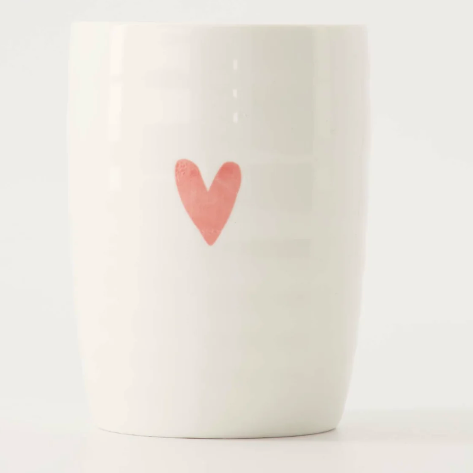 ZUSSS ZUSSS - Koffiemok hartje wit/roze