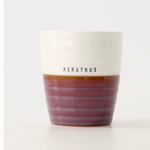 ZUSSS ZUSSS - Koffiemok kerstkus wit/donkerrrood