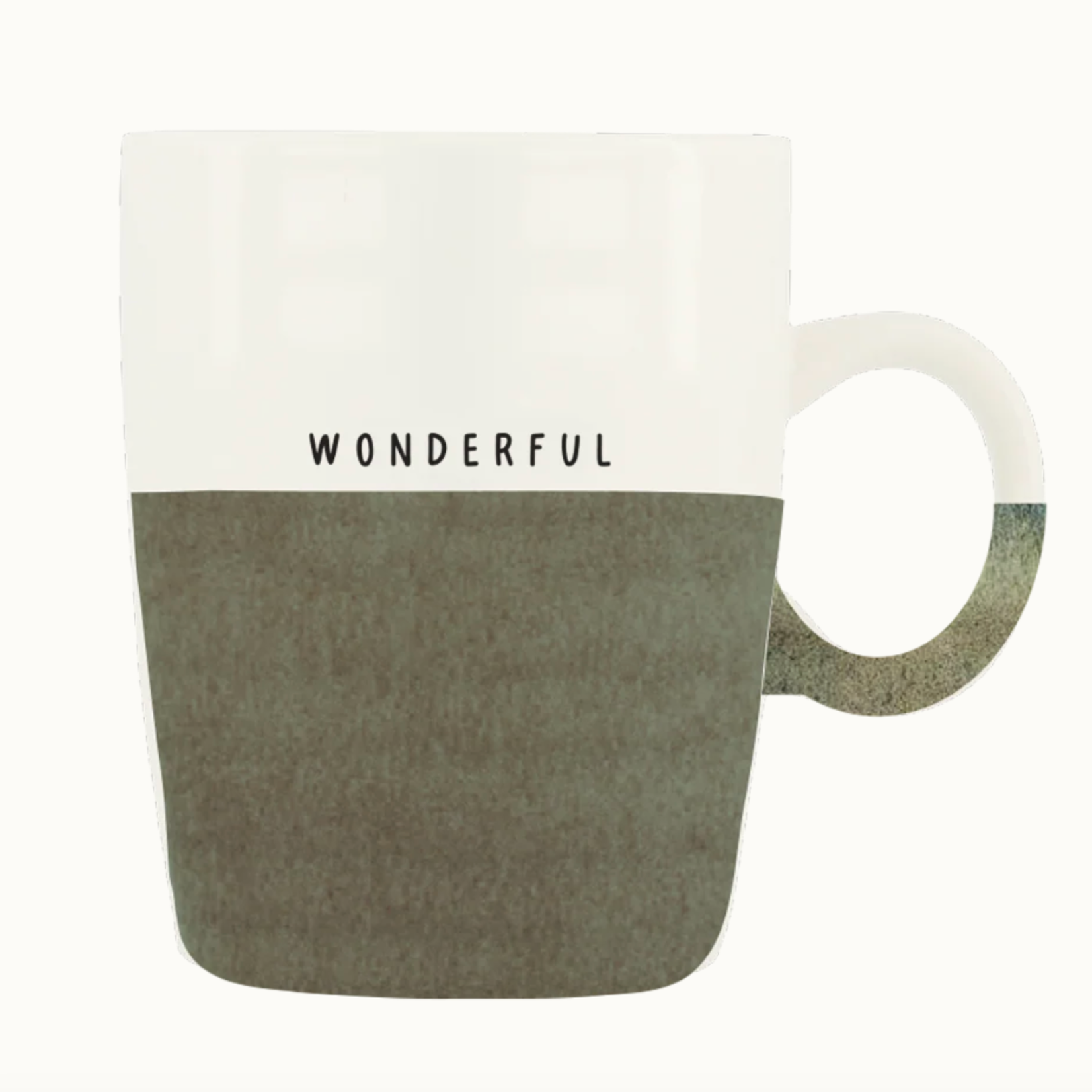 ZUSSS ZUSSS - Theemok wonderful wit/ donkergroen