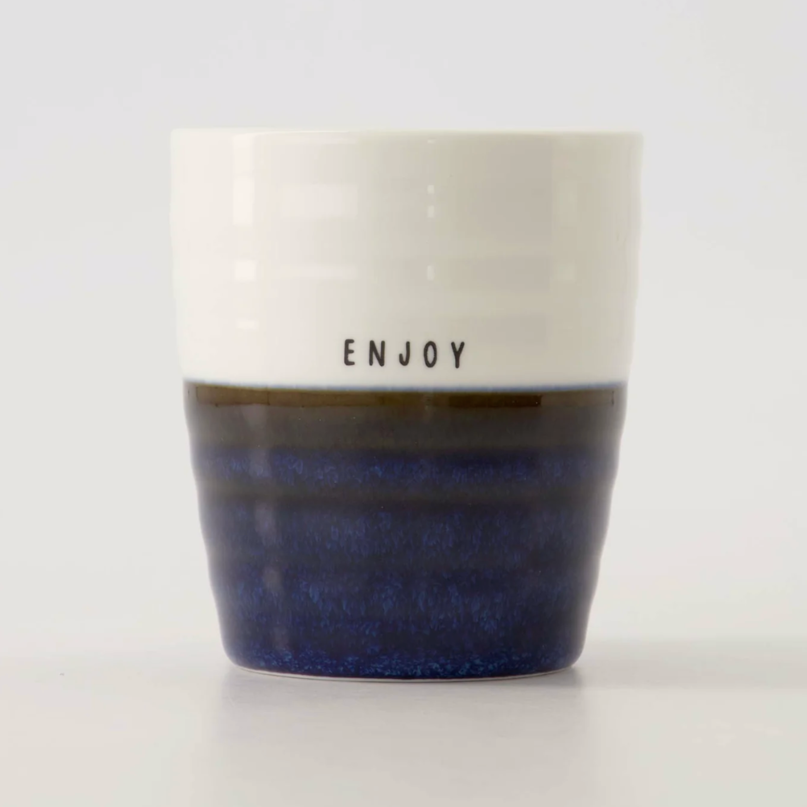 ZUSSS ZUSSS - Koffiemok enjoy donkerblauw/wit