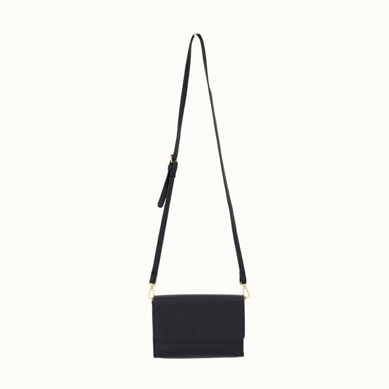 ZUSSS ZUSSS - Clutch met hart spiegel zwart