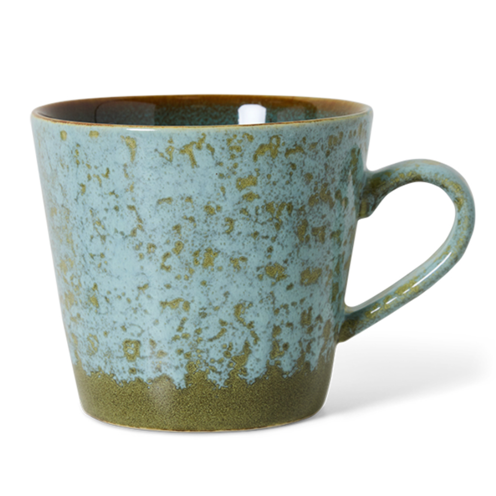 HKLIVING HKLIVING - 70's Cappuccino mok Verdigris KST0134