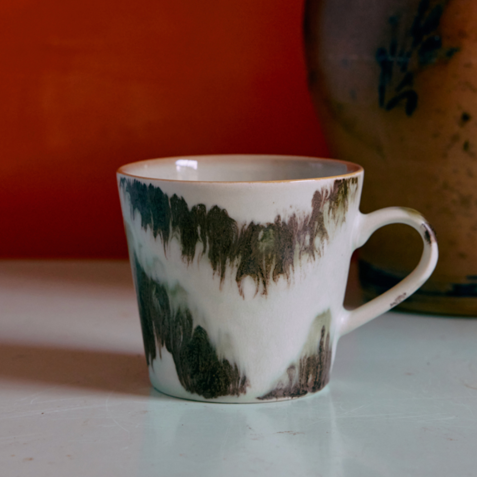 HKLIVING HKLIVING - 70's Cappuccino mok Tide KST0135