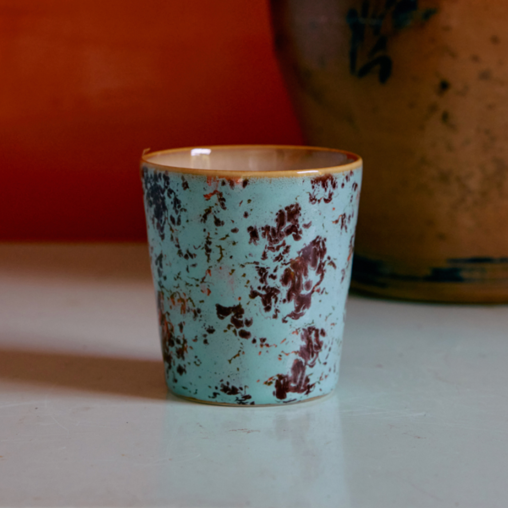 HKLIVING HKLIVING - 70's Koffie mok Patina KST0119