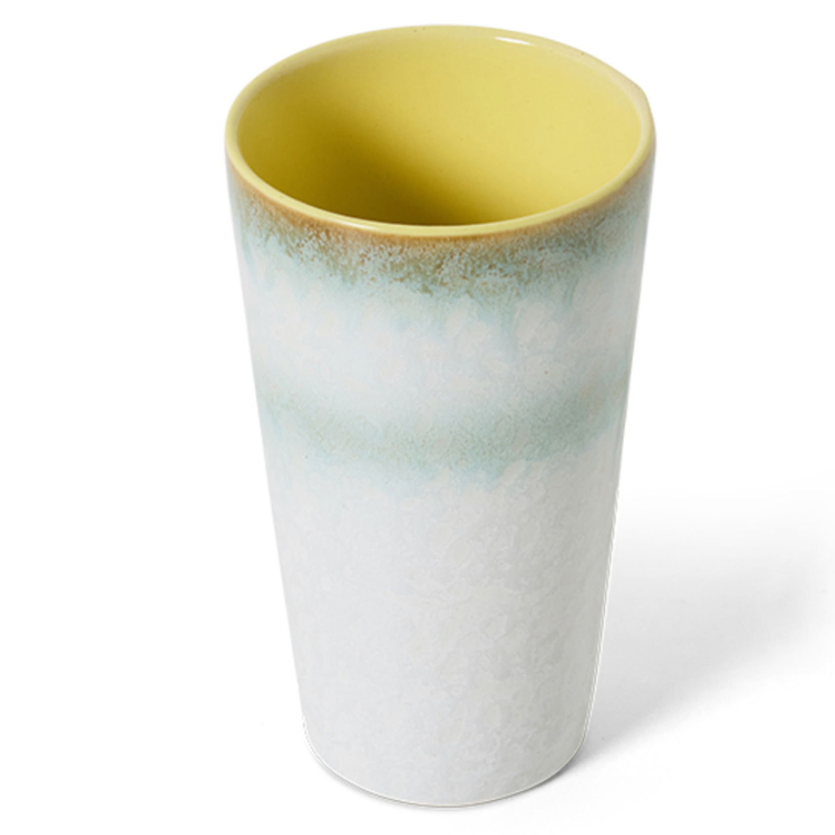 HKLIVING HKLIVING - 70's Latte mok Petal KST0147