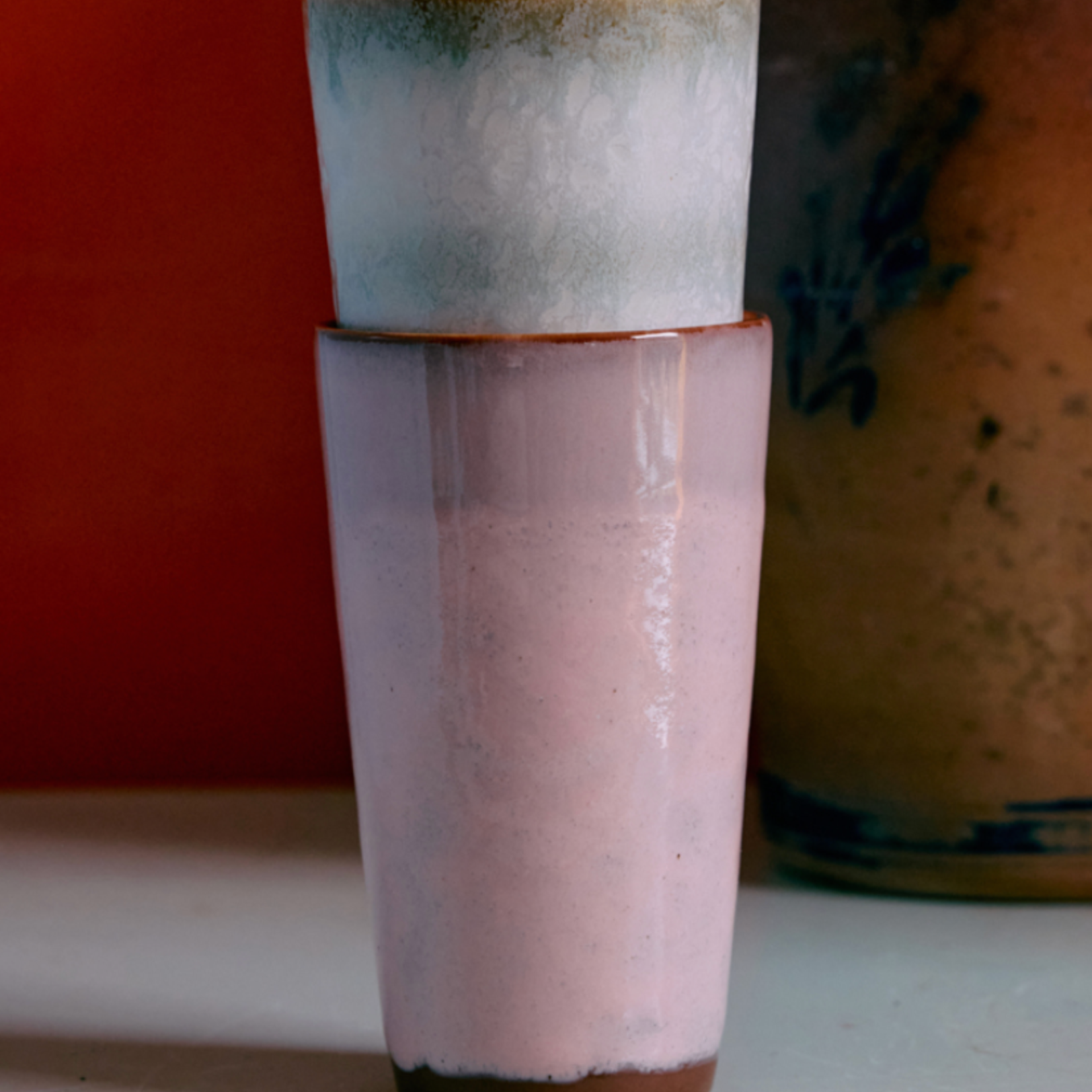 HKLIVING HKLIVING - 70's Latte mok Veil KST0148