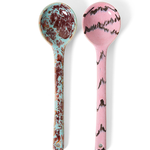 HKLIVING HKLIVING - 70's ceramics serving spoons, sprinkle, set van 2 KST0204