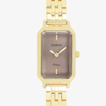 OOZOO OOZOO - Goudkleurig horloge met roestvrijstalen band - C20428