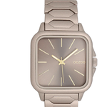 OOZOO OOZOO -Taupe  horloge met roestvrijstalen band - C11608
