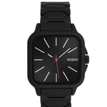 OOZOO OOZOO - Zwart  horloge met roestvrijstalen band - C11609