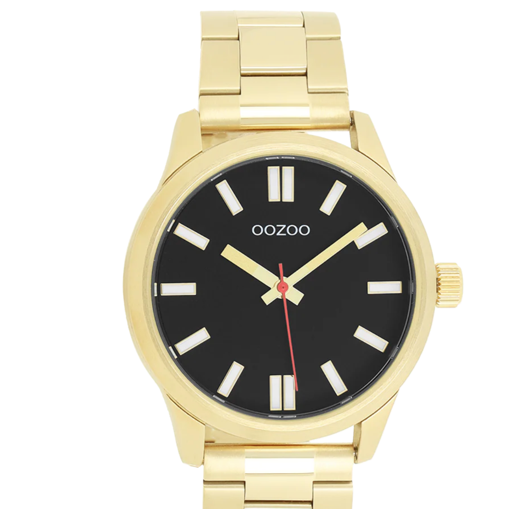 OOZOO OOZOO - Goudkleurig  horloge met roestvrijstalen band - C11617