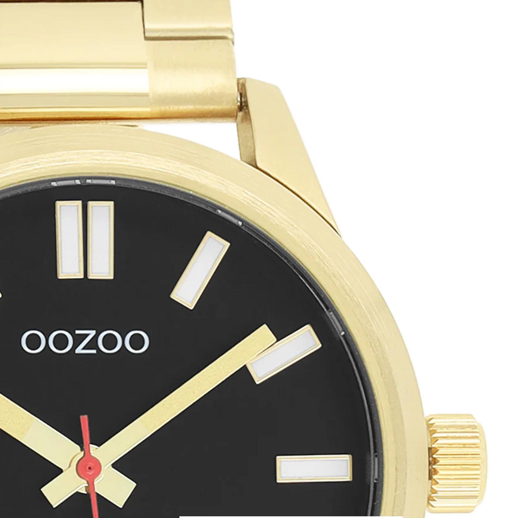 OOZOO OOZOO - Goudkleurig  horloge met roestvrijstalen band - C11617