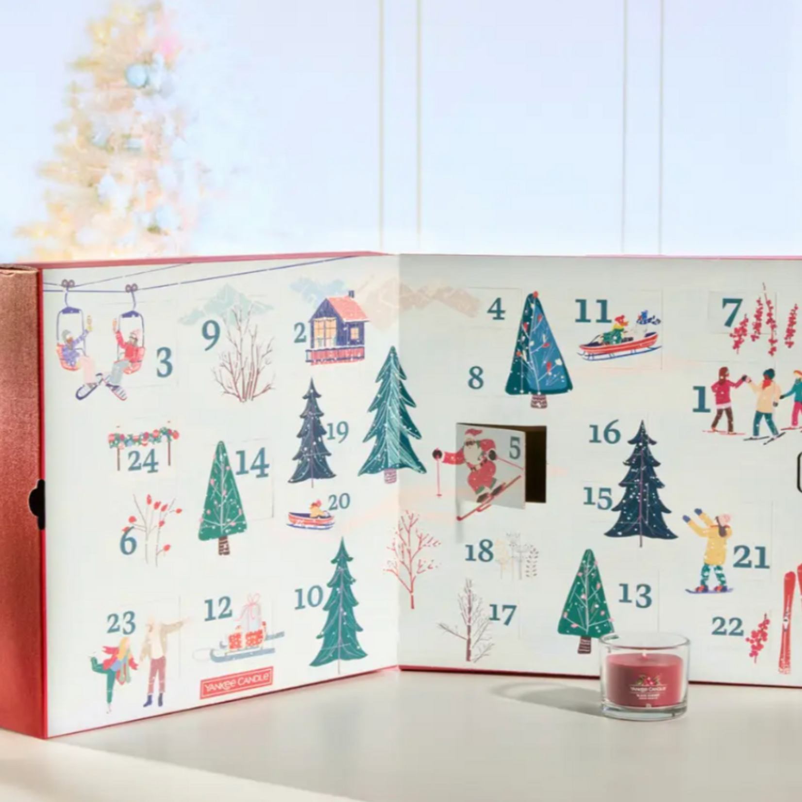 YANKEE CANDLE YANKE CANDLE -  Advents Kalender Boek Apres Ski Collection