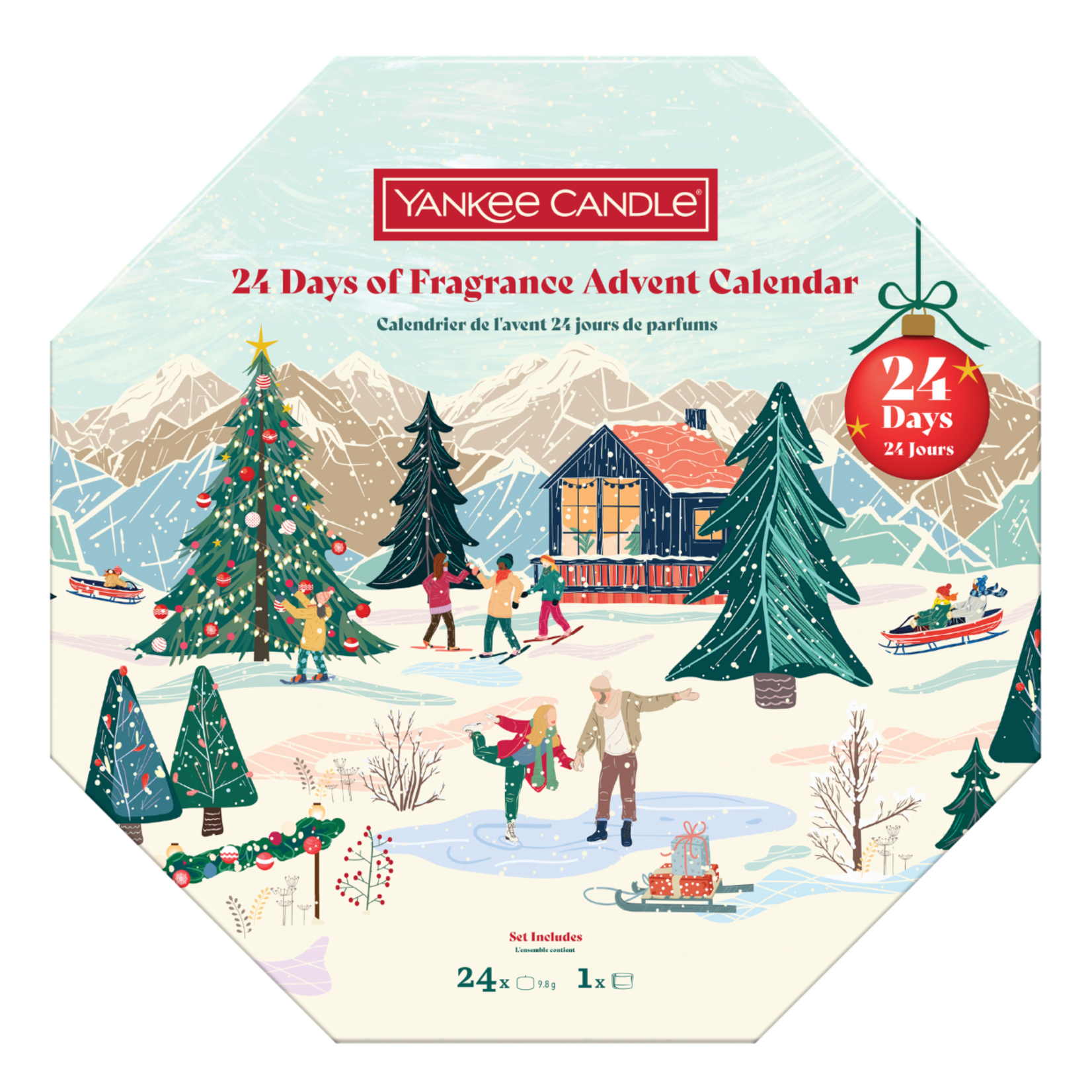YANKEE CANDLE YANKEE CANDLE -  Advents Kalender Apres Ski Collection Wreath