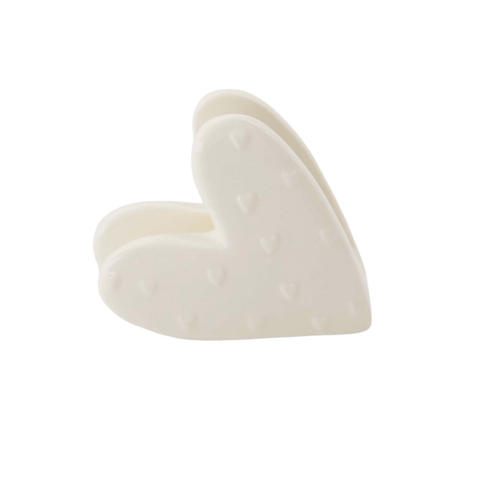 ZUSSS ZUSSS - Servethouder keramiek hartje wit