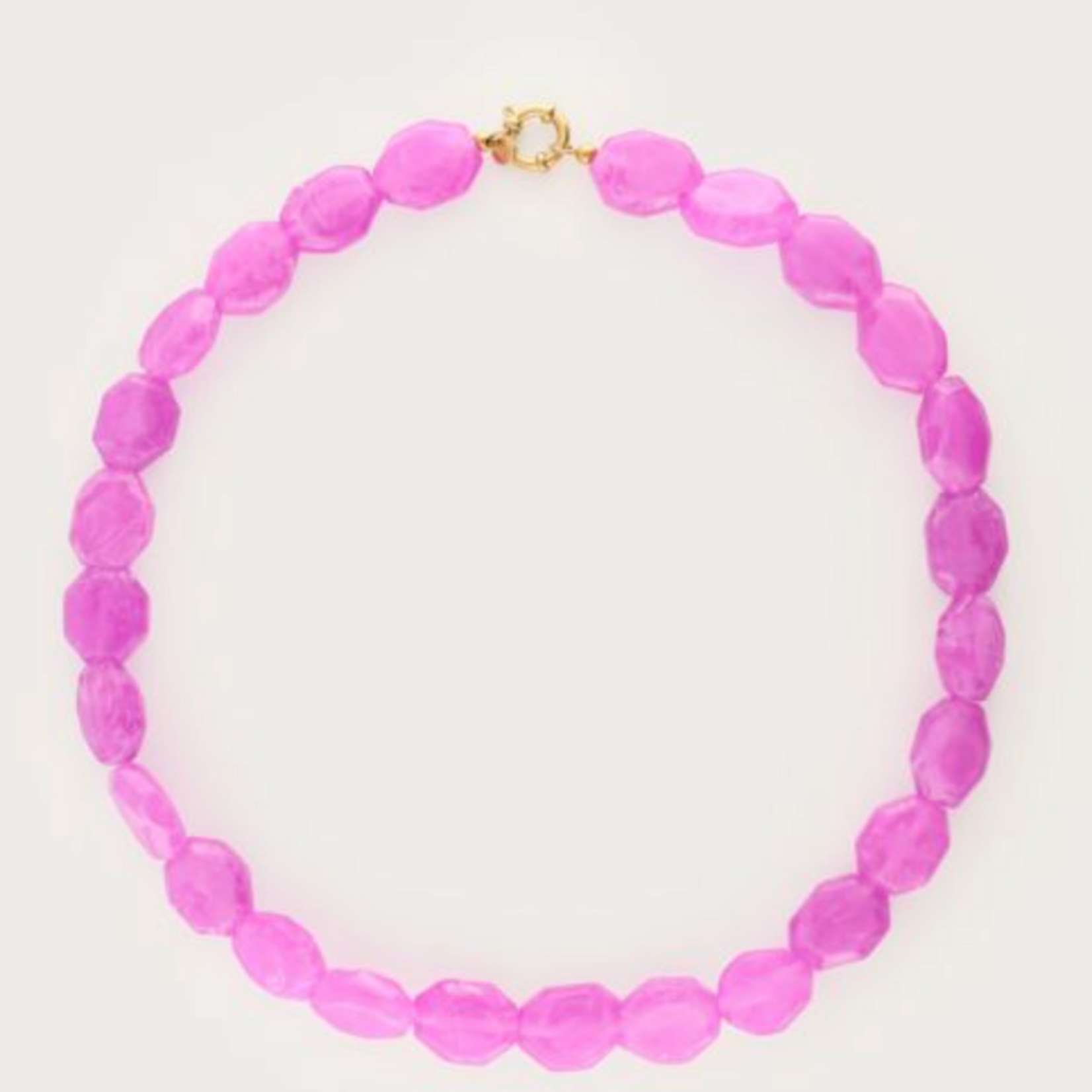 MY JEWELLERY MY JEWELLERY - Fuchsia ketting met kralen