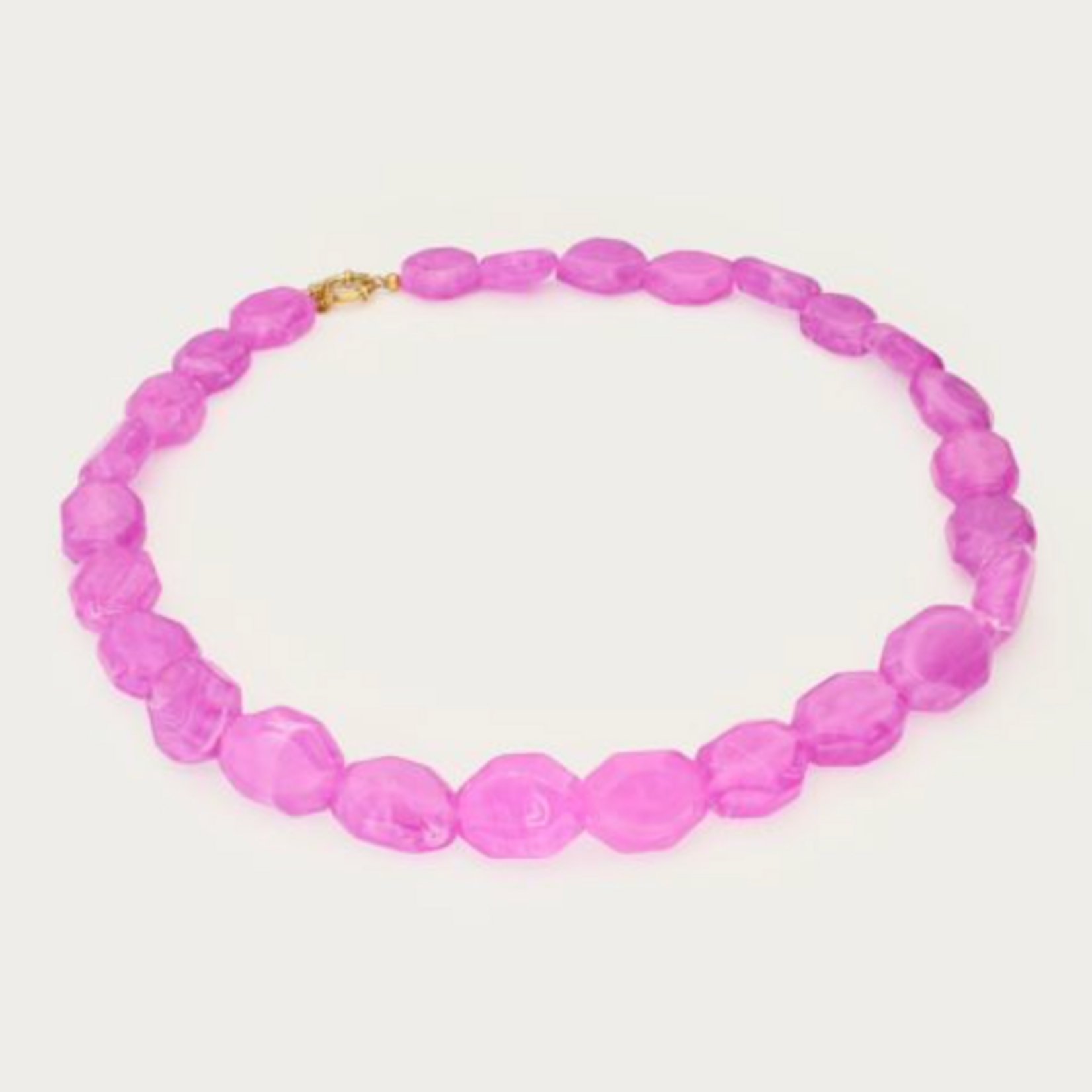 MY JEWELLERY MY JEWELLERY - Fuchsia ketting met kralen