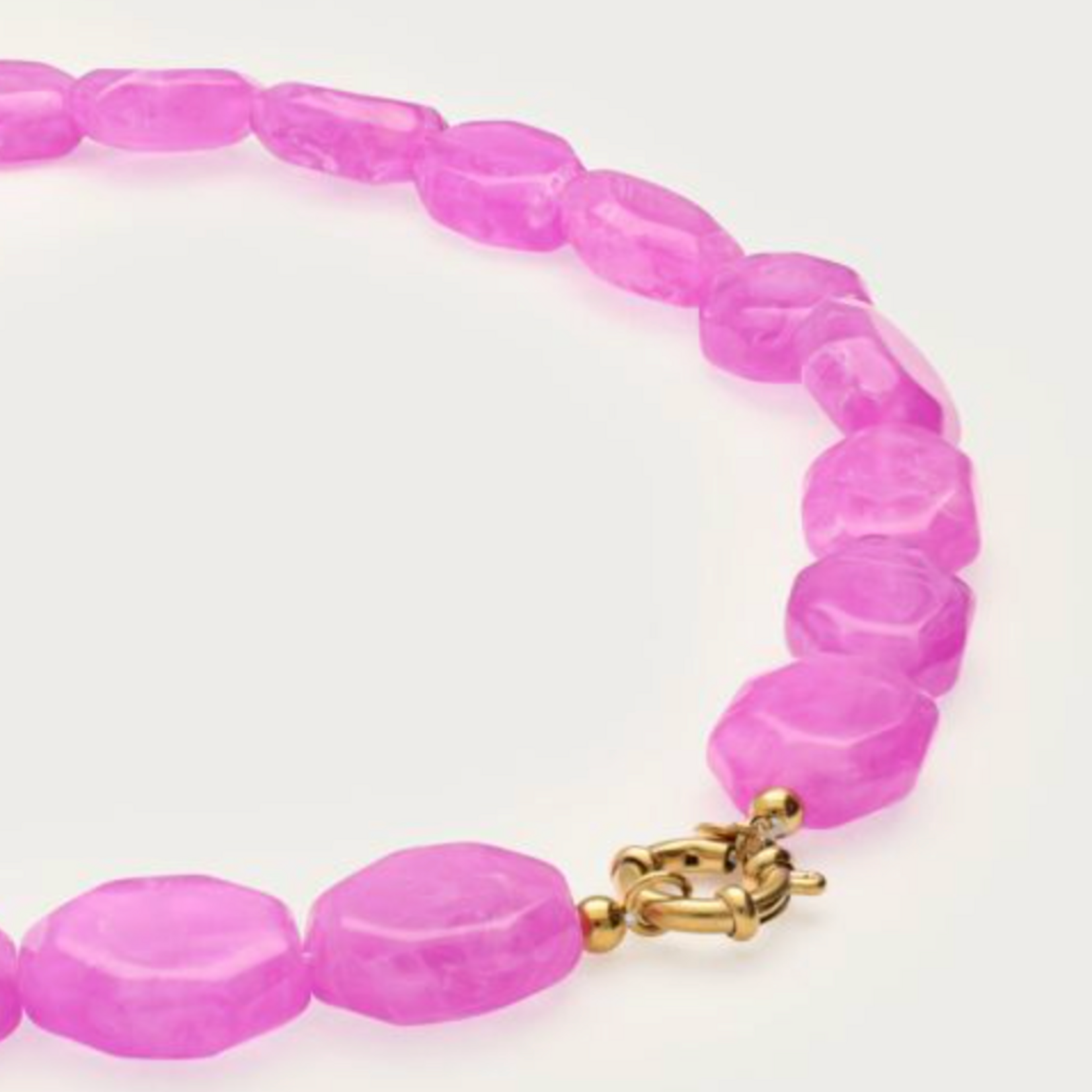 MY JEWELLERY MY JEWELLERY - Fuchsia ketting met kralen