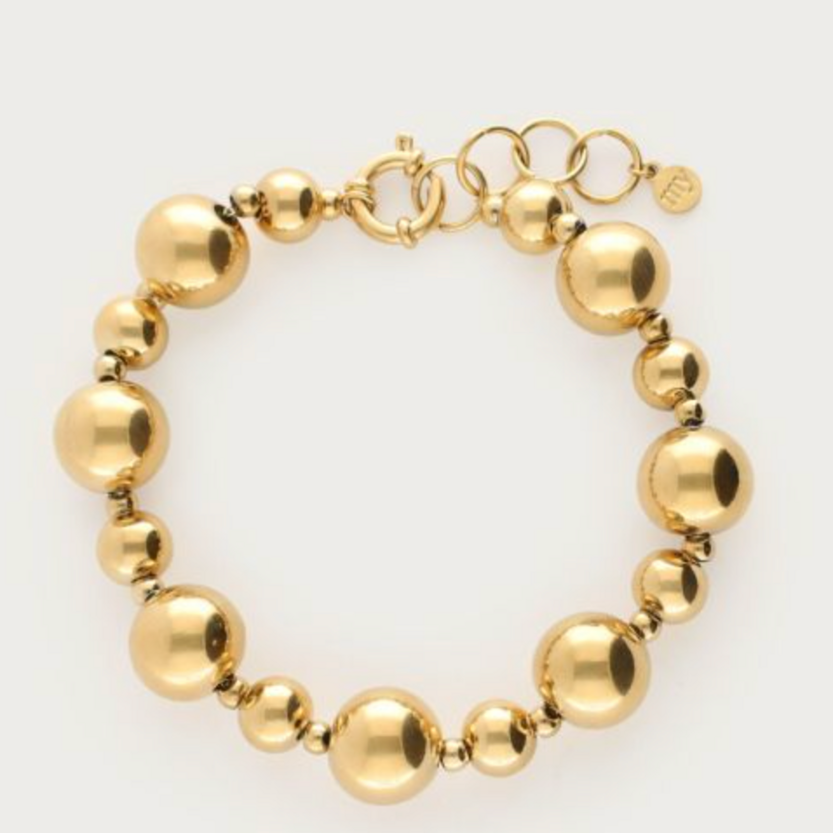 MY JEWELLERY MY JEWELLERY - Armband met grote bolletjes goud