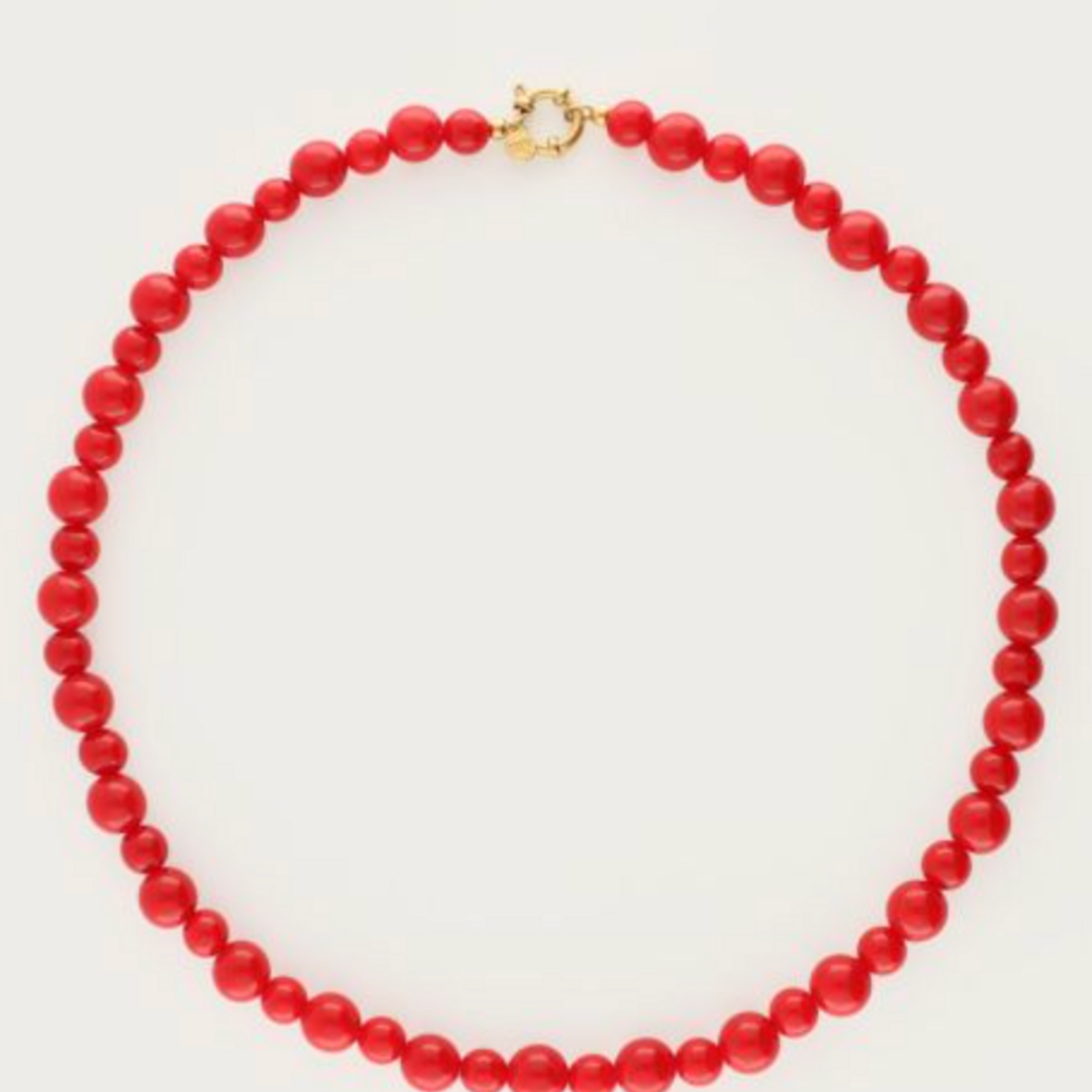 MY JEWELLERY MY JEWELLERY - Rode ketting met kralen