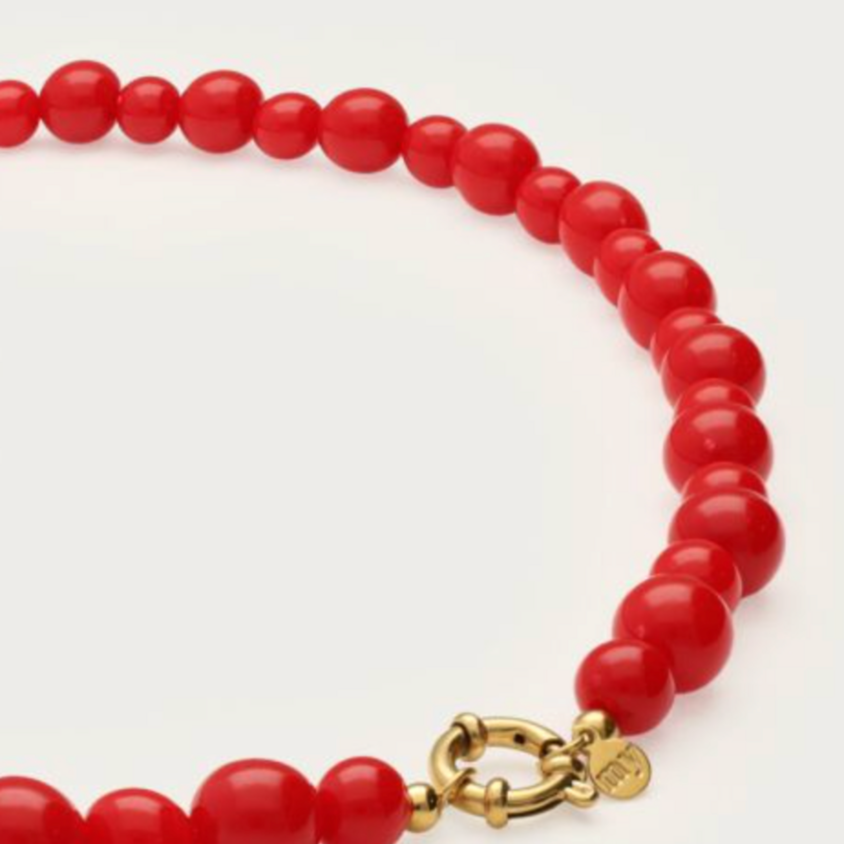 MY JEWELLERY MY JEWELLERY - Rode ketting met kralen