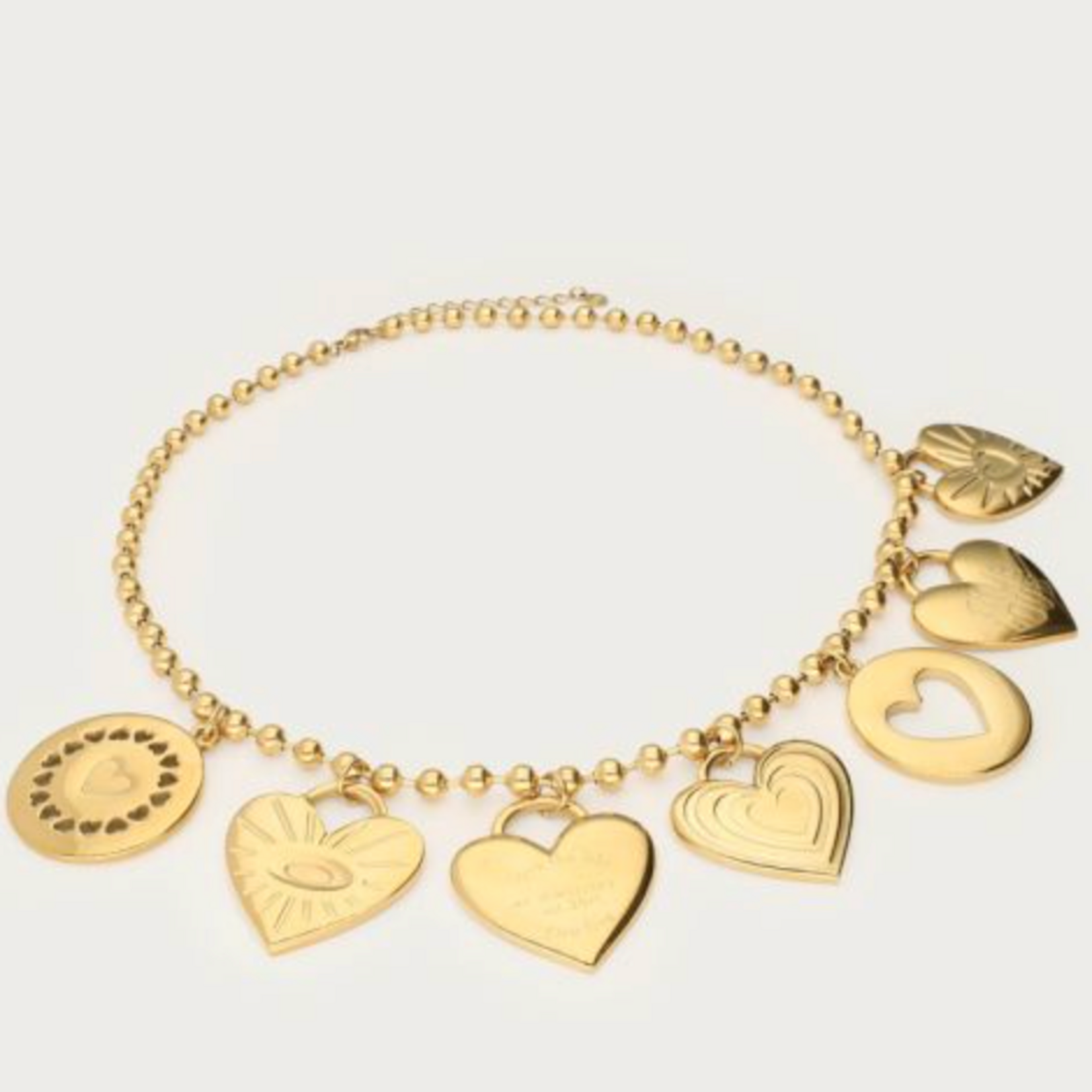 MY JEWELLERY MY JEWELLERY - Candy statement ketting met bedels goud