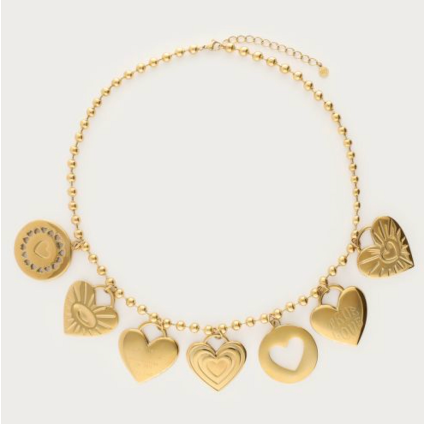 MY JEWELLERY MY JEWELLERY - Candy statement ketting met bedels goud