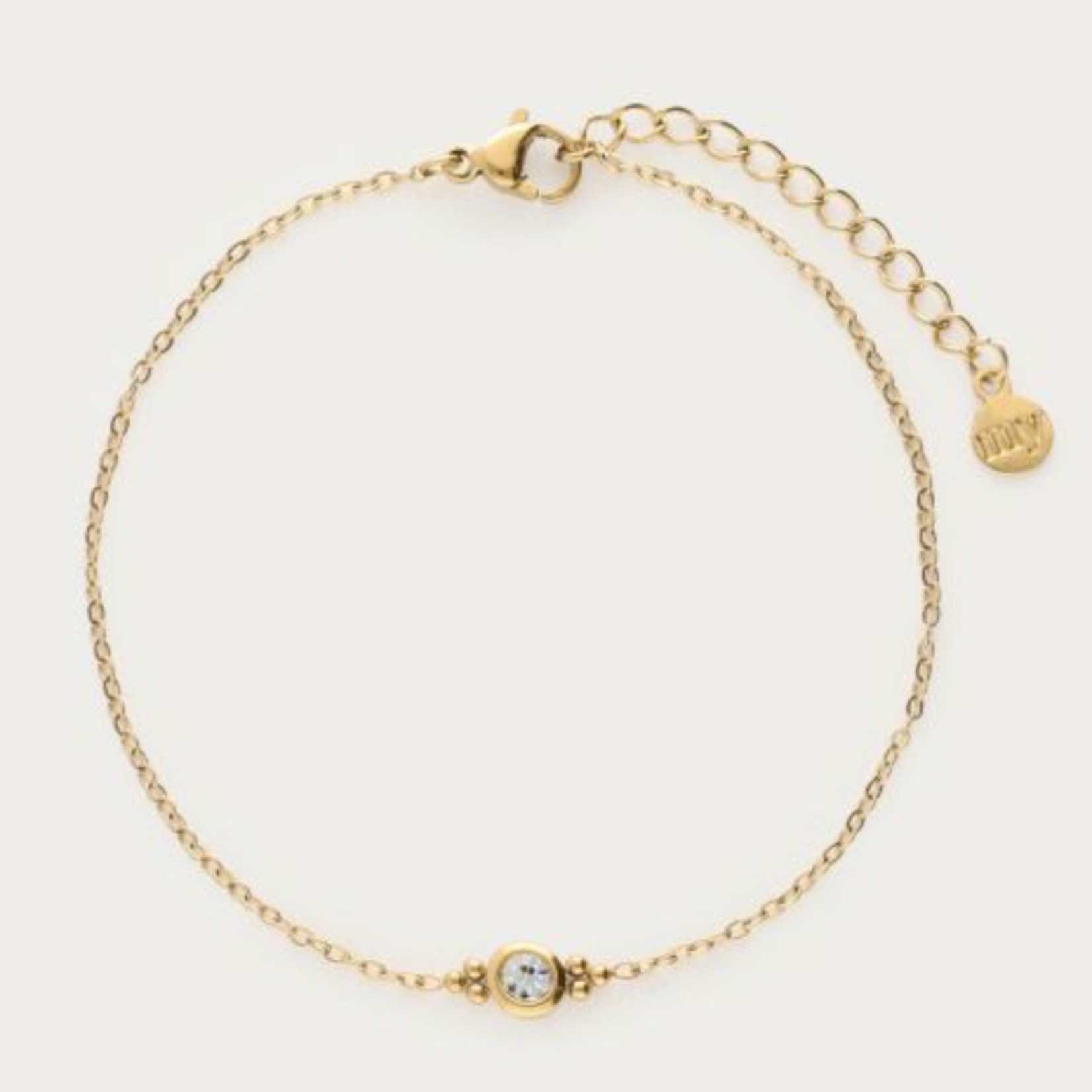 MY JEWELLERY MY JEWELLERY - Armband met stras steen goud
