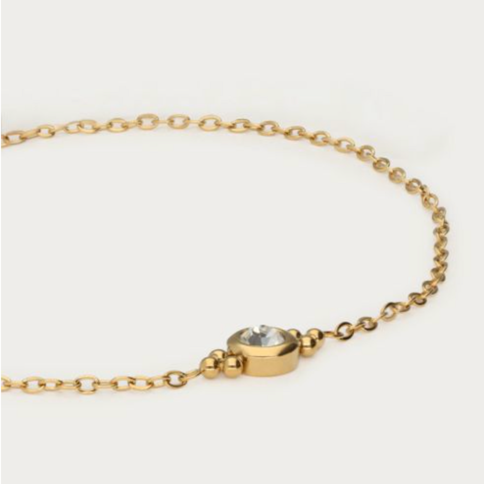 MY JEWELLERY MY JEWELLERY - Armband met stras steen goud