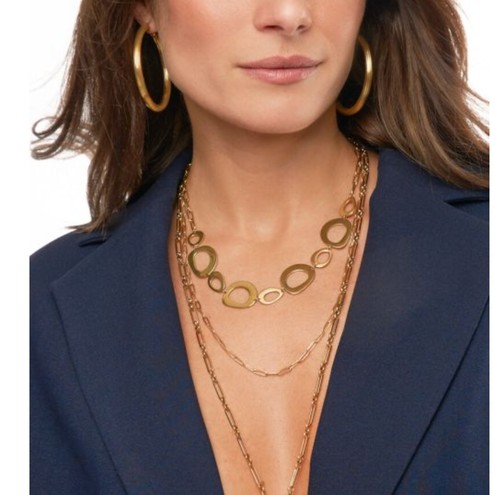 MY JEWELLERY MY JEWELLERY - Custom ketting met open schakels goud