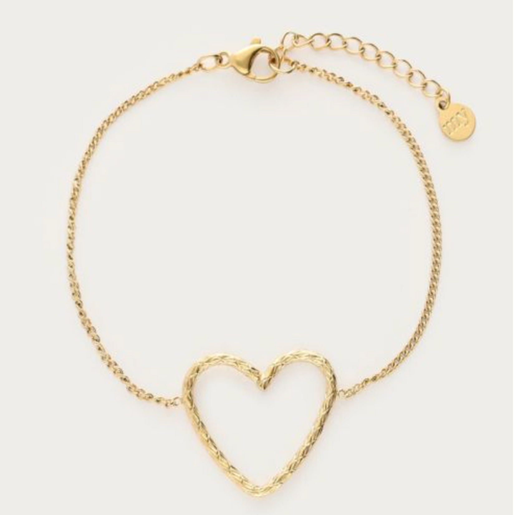 MY JEWELLERY MY JEWELLERY - Mystic armband met open hart goud