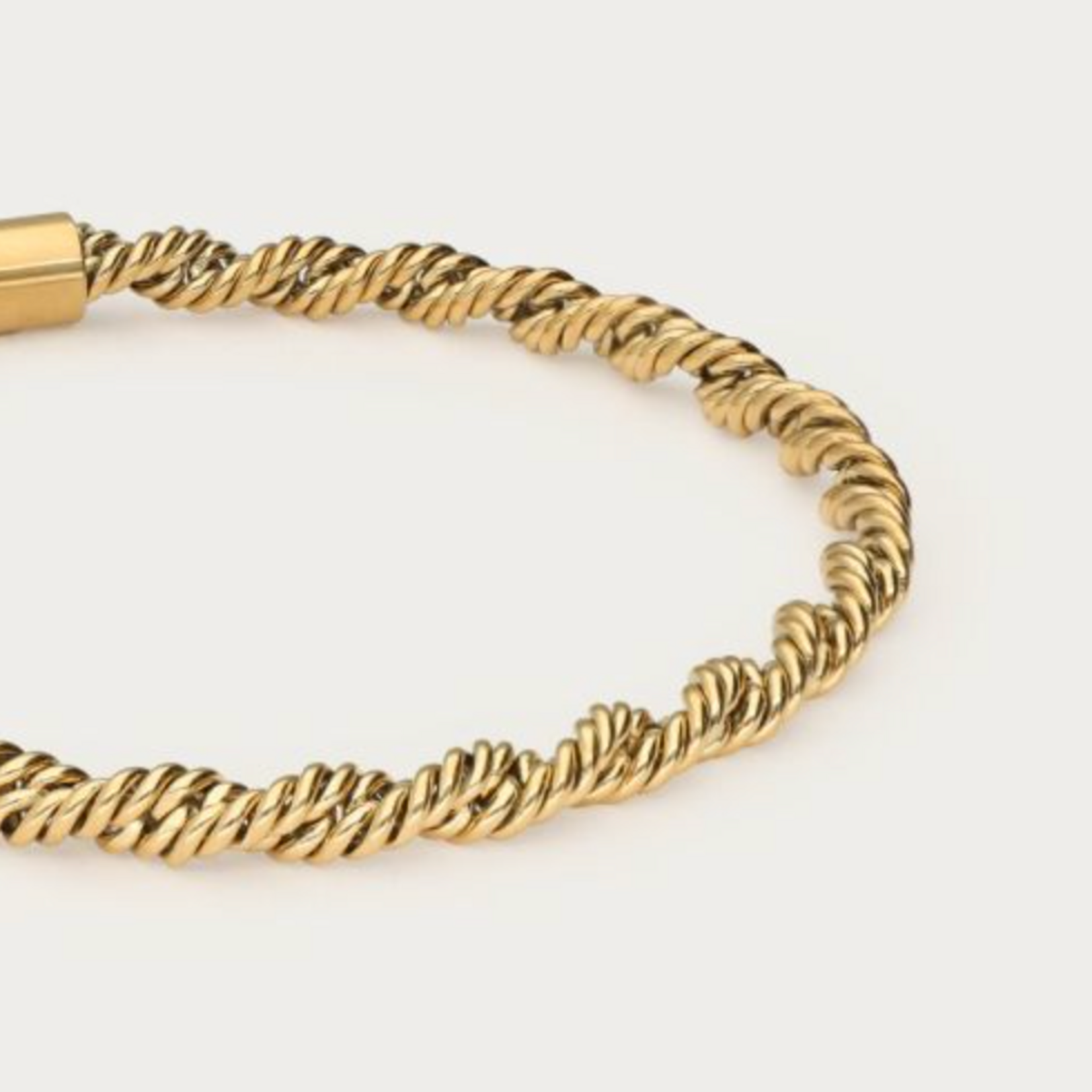 MY JEWELLERY MY JEWELLERY - Bold armband gedraaid goud