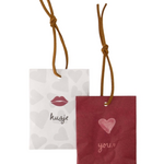 ZUSSS ZUSSS - Set van 2 mini geurzakjes wit/rood