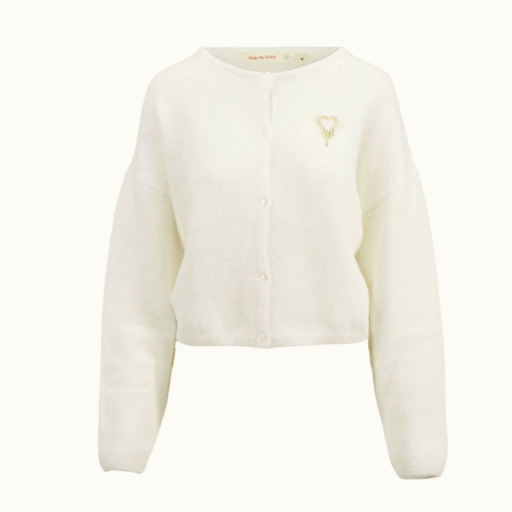 ZUSSS ZUSSS - Basic vestje off white