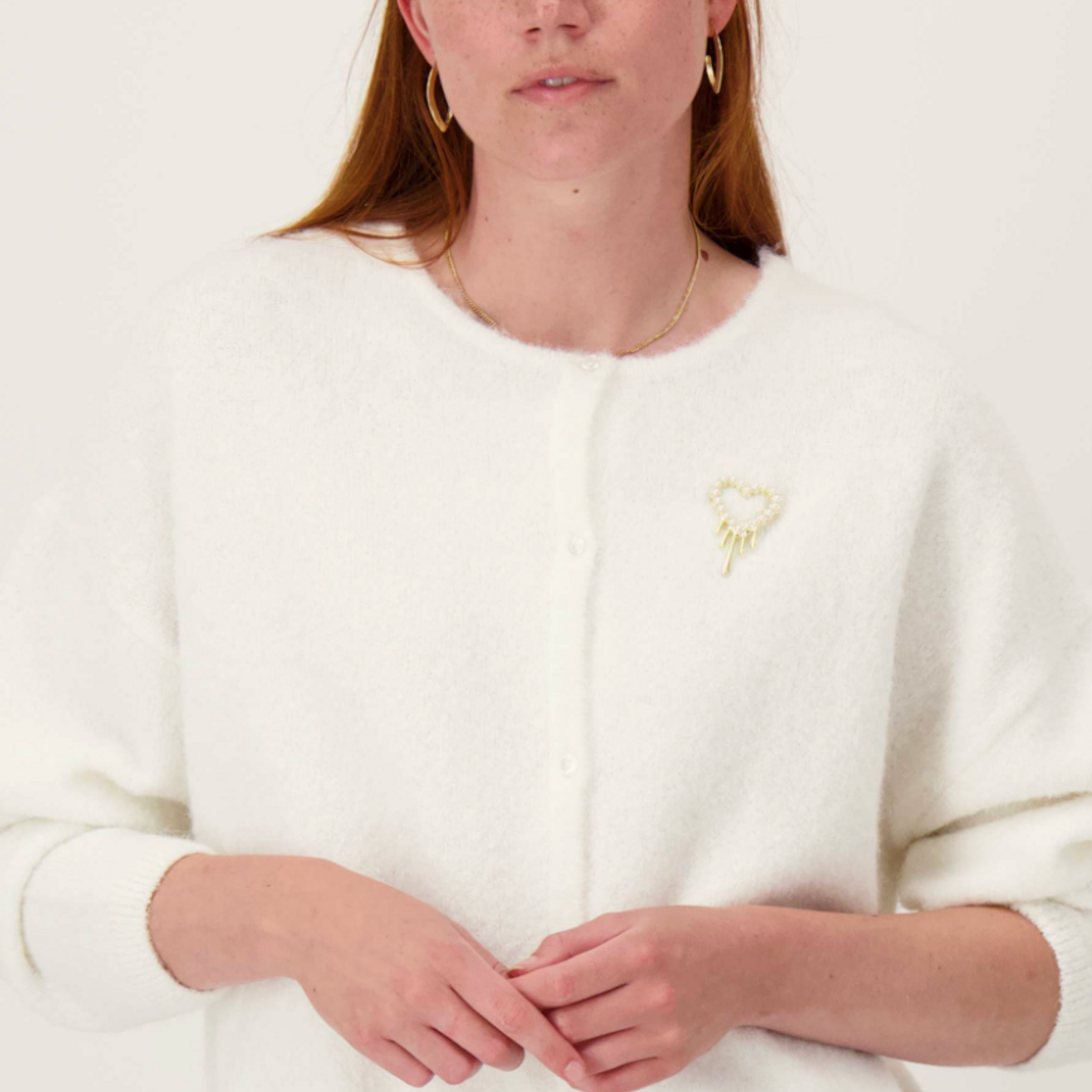 ZUSSS ZUSSS - Basic vestje off white