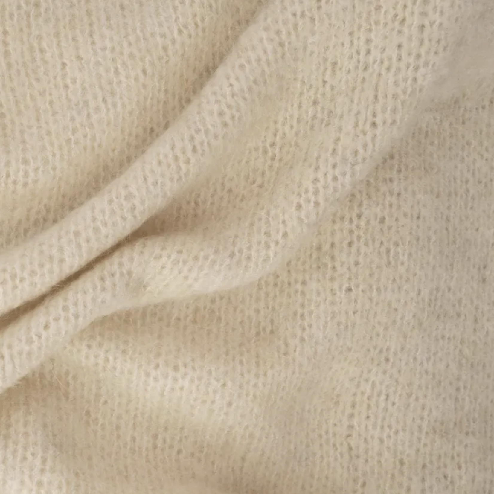 ZUSSS ZUSSS - Lang vest met reverkraag zand