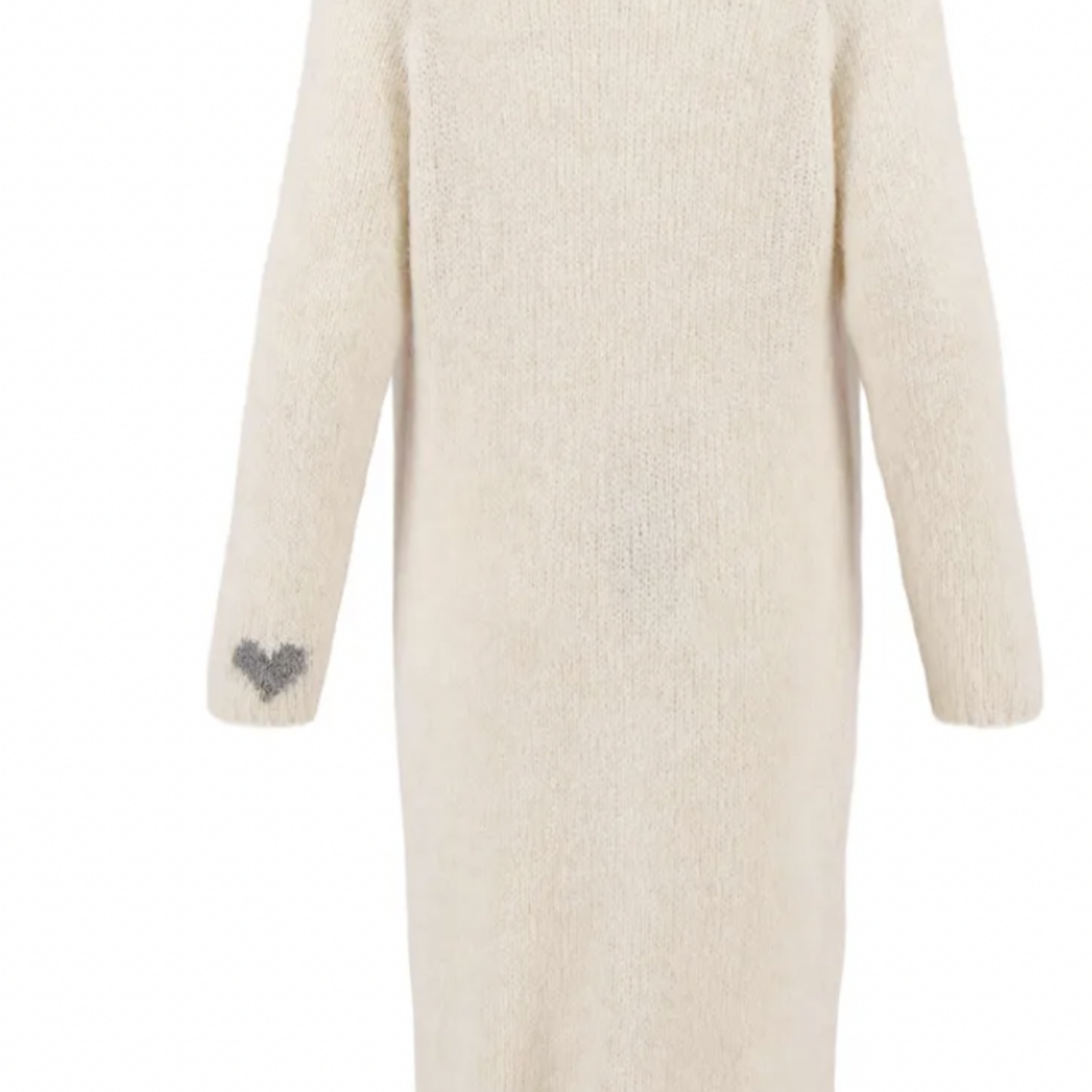 ZUSSS ZUSSS - Lang vest met reverkraag zand